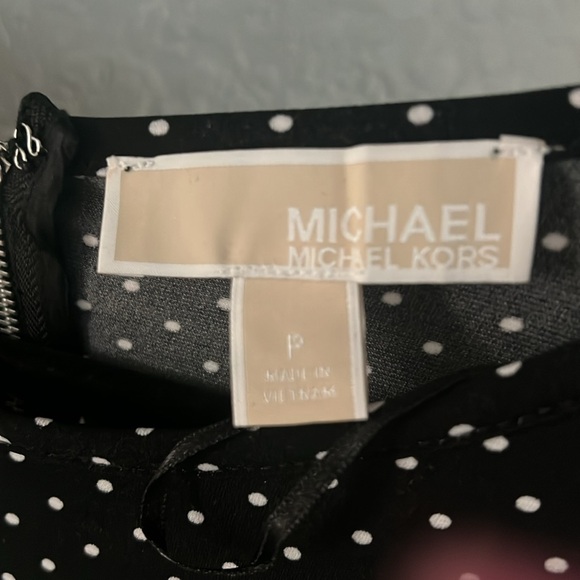 Michael Kors SP black polka dot dress - Picture 3 of 3